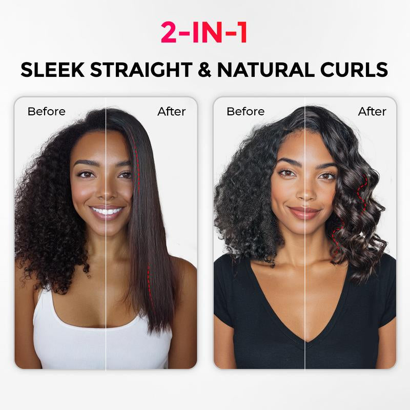 Transform Your Hair with the TYMO AIRFLOW 2-In-1 Hair Straightener & Curler - The Ultimate Cooling Air Curler for Effortless Styling